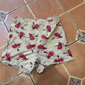 Women's Athletic Shorts with Hot Stuff design